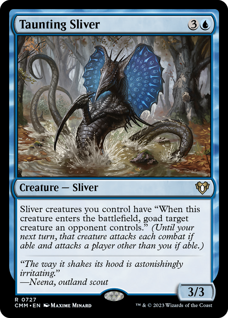 Image of Taunting Sliver (CMM-727) - Commander Masters