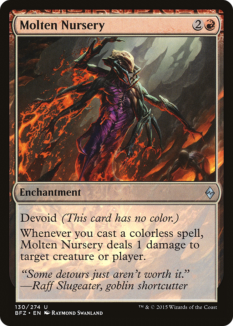 Image of Molten Nursery (BFZ-130) - Battle for Zendikar: (devoid) Foil