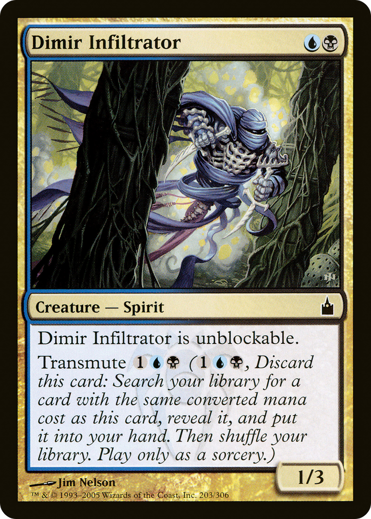 Image of Dimir Infiltrator (RAV-203) - Ravnica: City of Guilds