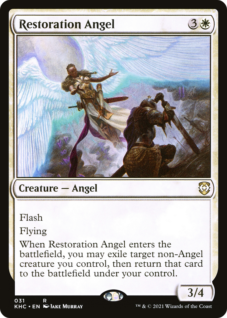Image of Restoration Angel (KHC-031) - Kaldheim Commander