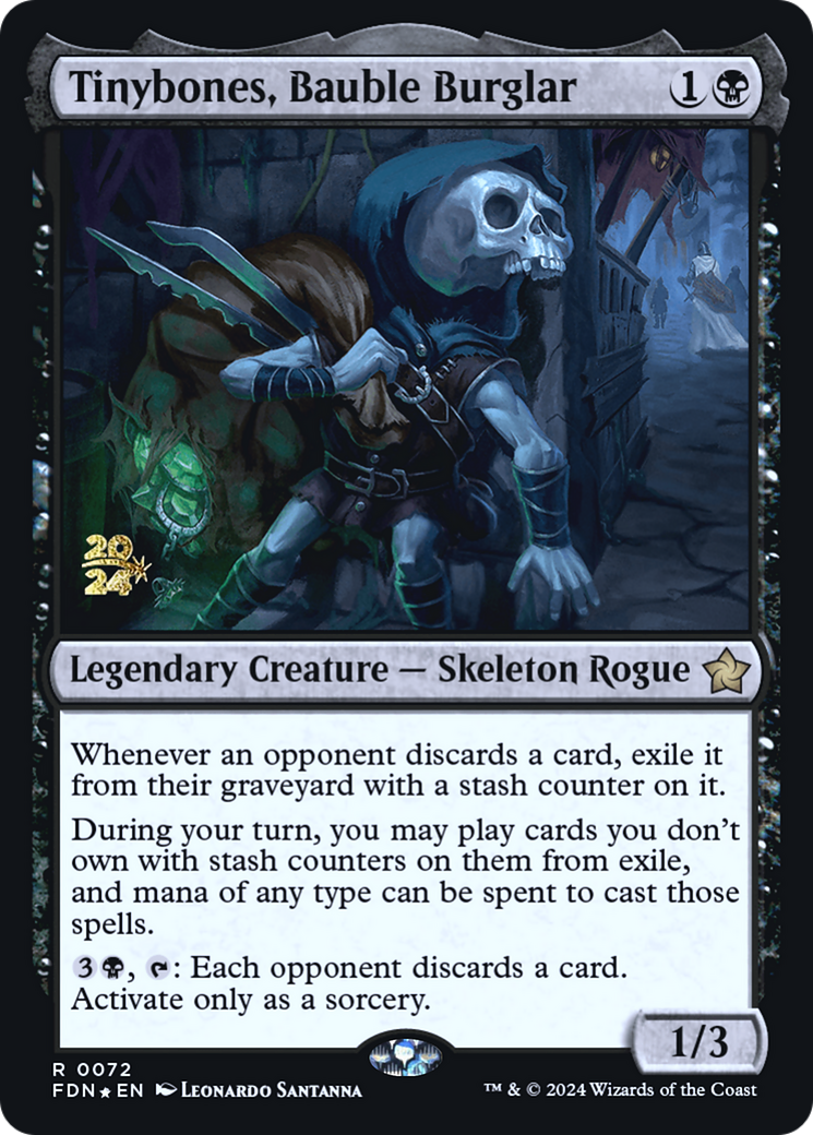 Image of Tinybones, Bauble Burglar (PRE-072) - Foundations Promos Foil
