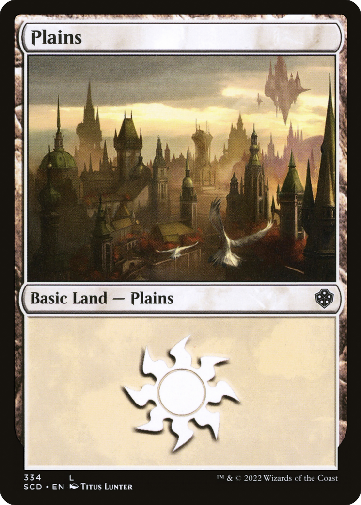 Image of Plains (334) (SCD-334) - Starter Commander Decks