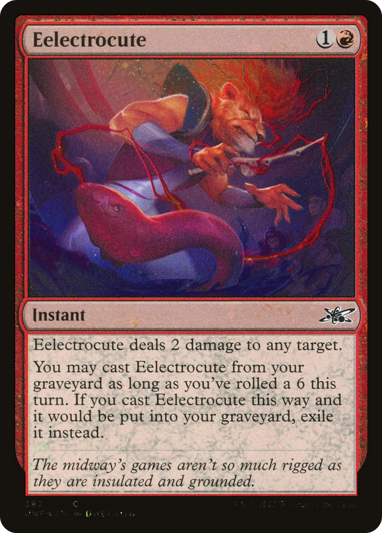 Image of Eelectrocute (Galaxy Foil) (UNF-392) - Unfinity Foil