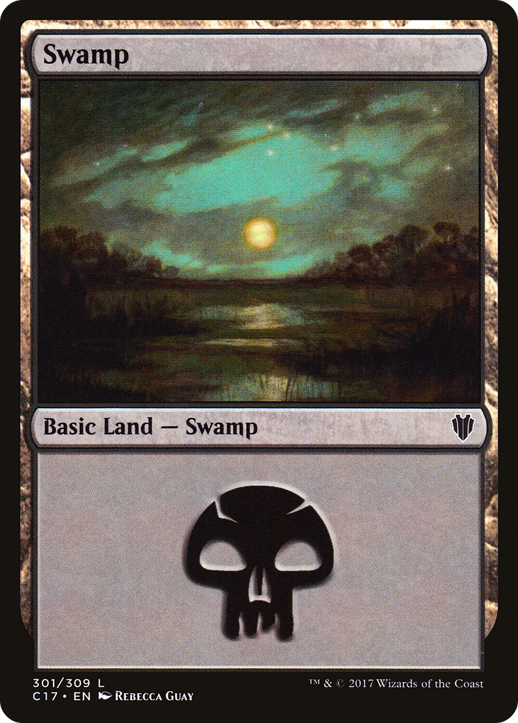 Image of Swamp (301) (C17-301) - Commander 2017