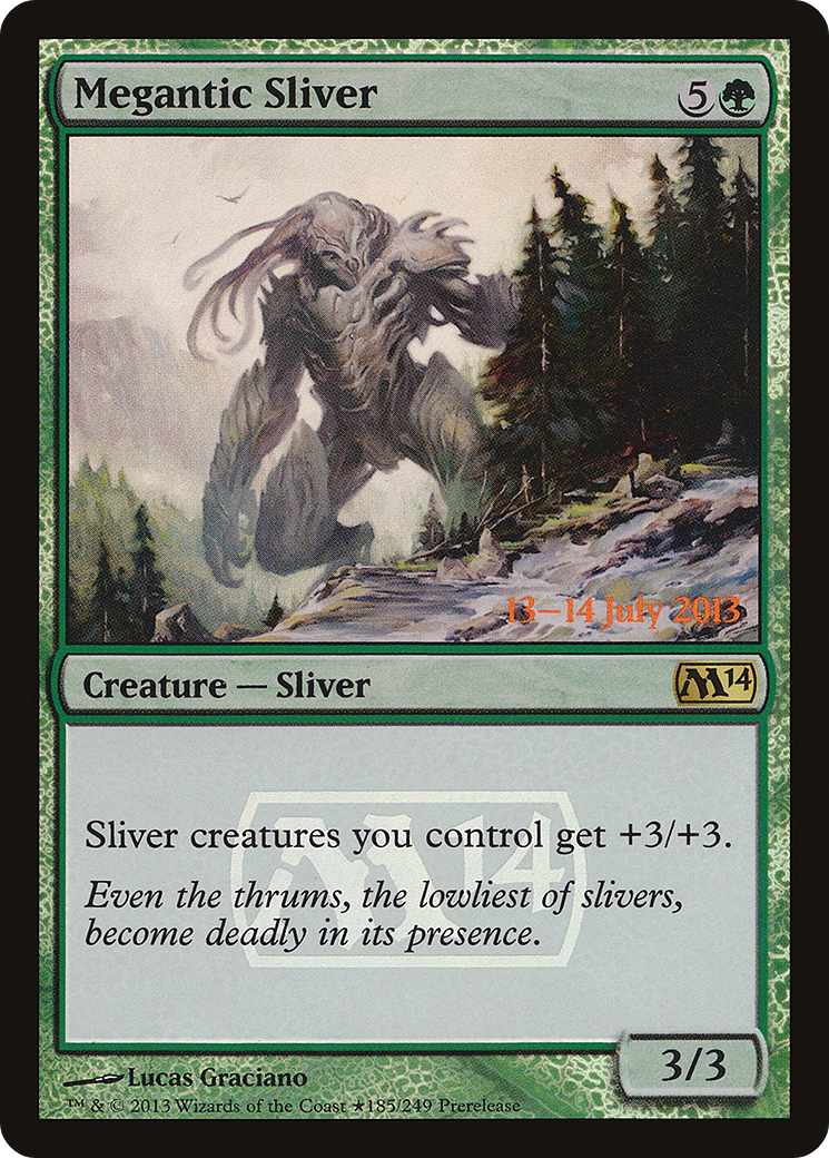 Image of Megantic Sliver (PRE-185) - Magic 2014 Promos Foil