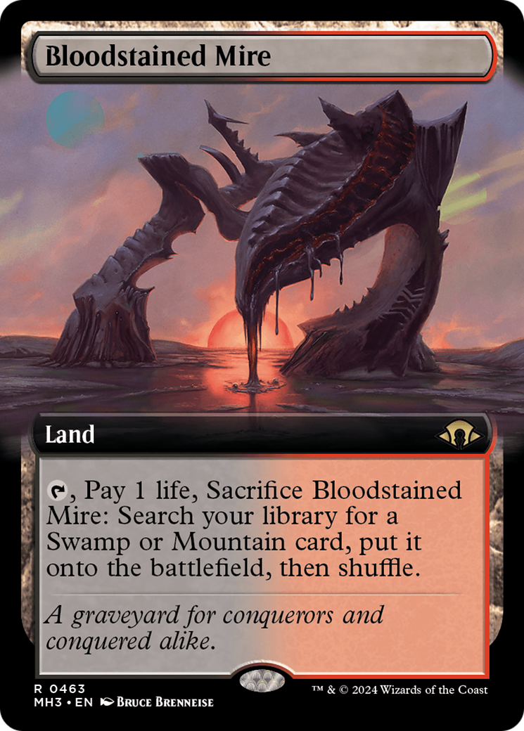 Image of Bloodstained Mire (Extended Art) (MH3-463) - Modern Horizons 3: (Extended Art)