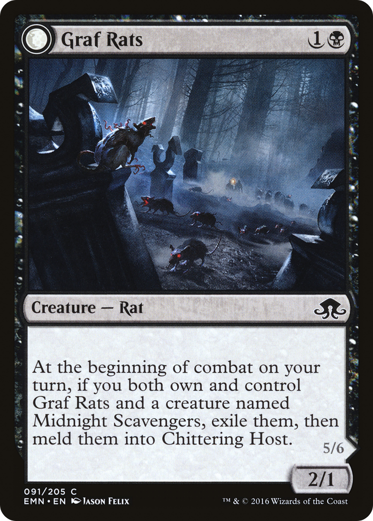 Image of Graf Rats (EMN-091) - Eldritch Moon: (mooneldrazidfc) Foil