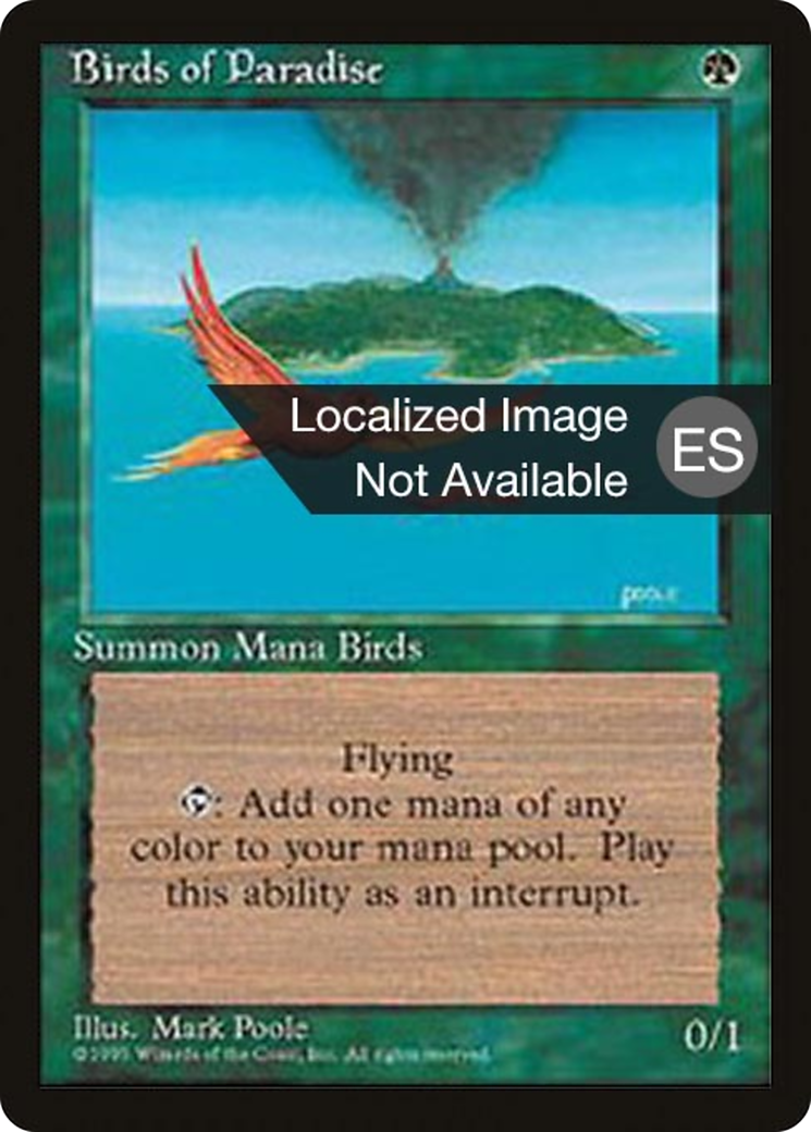 Image of Birds of Paradise (4BB-118) - Fourth Edition Foreign Black Border