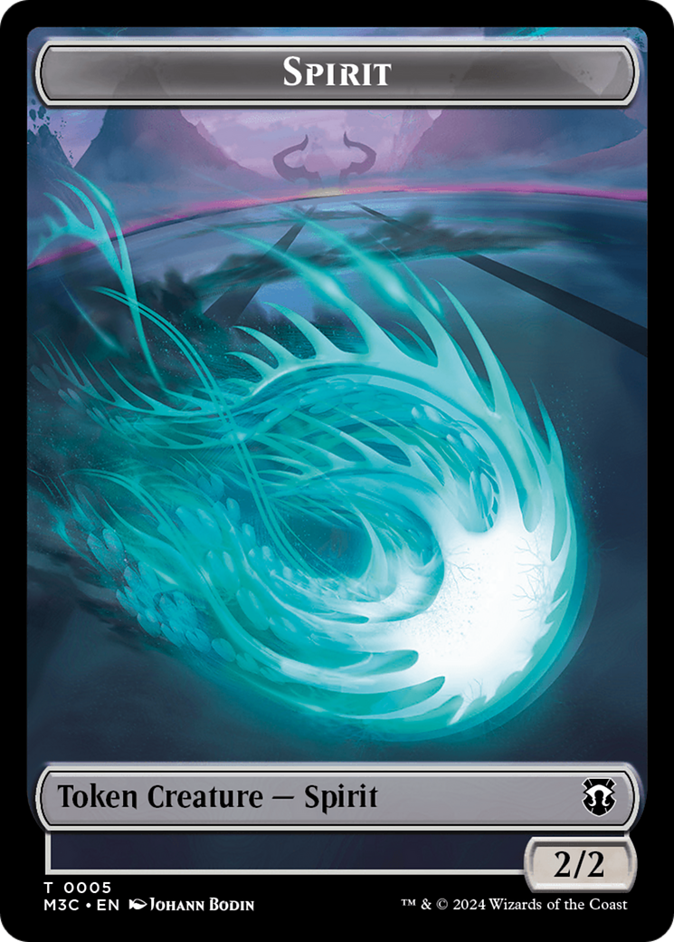 Image of Spirit (TM3C-005) - Modern Horizons 3 Commander Tokens Foil