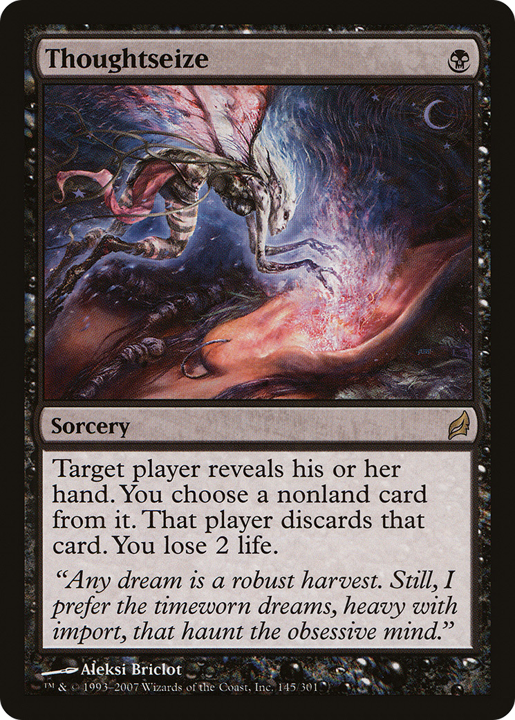 Image of Thoughtseize (LRW-145) - Lorwyn Foil