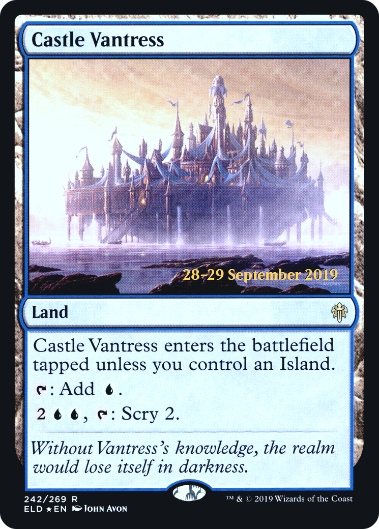Image of Castle Vantress (PRE-242) - Throne of Eldraine Promos Foil