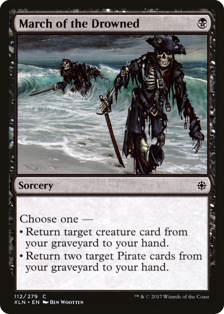 Image of March of the Drowned (XLN-112) - Ixalan Foil
