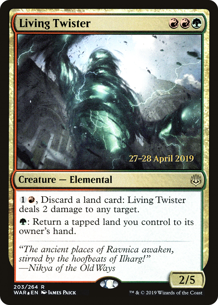 Image of Living Twister (PRE-203) - War of the Spark Promos Foil