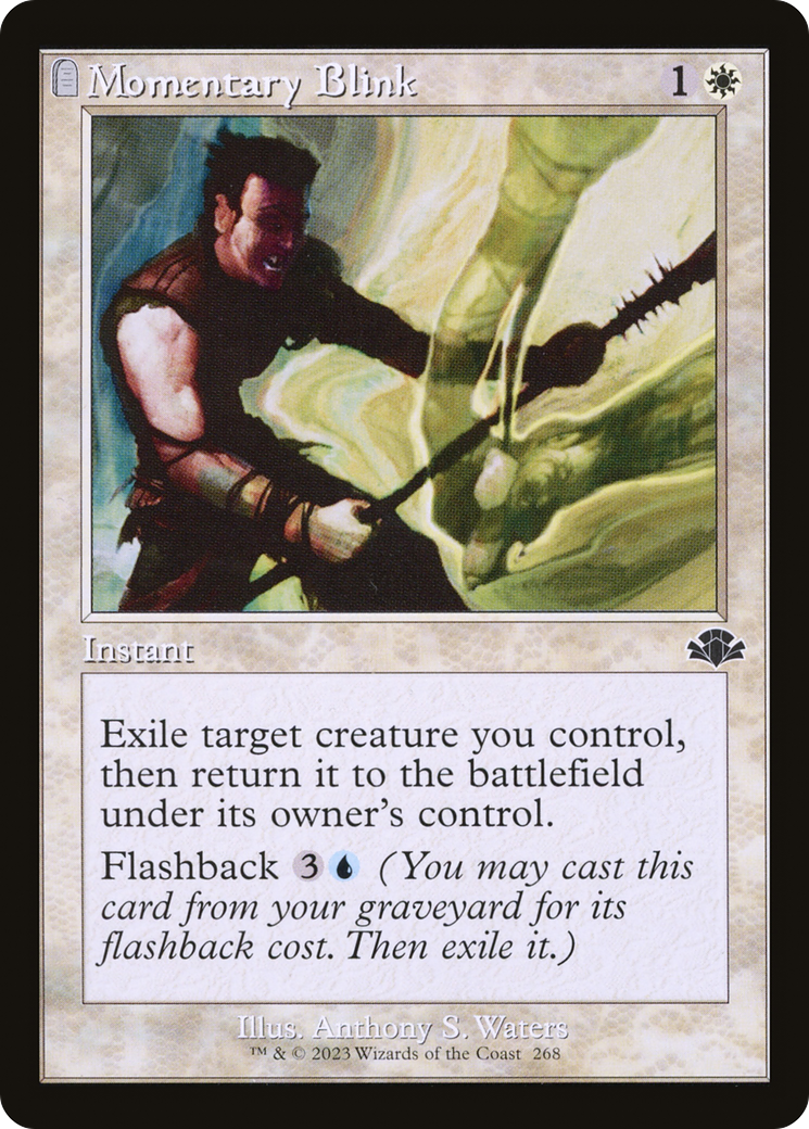 Image of Momentary Blink (Retro Frame) (DMR-268) - Dominaria Remastered: (tombstone)