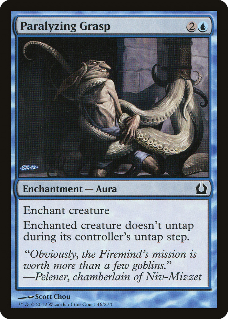 Image of Paralyzing Grasp (RTR-046) - Return to Ravnica Foil