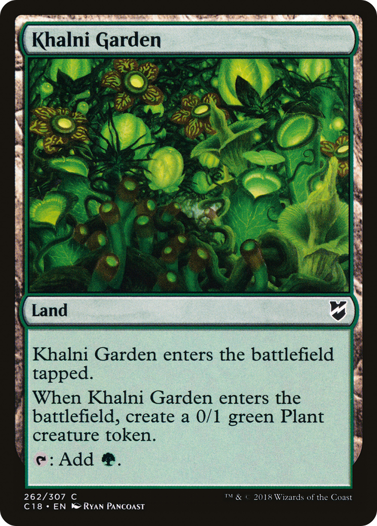 Image of Khalni Garden (C18-262) - Commander 2018