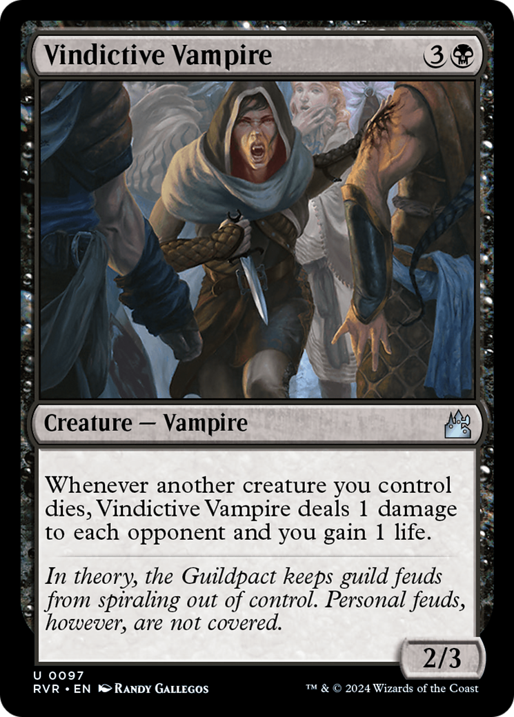 Image of Vindictive Vampire (RVR-097) - Ravnica Remastered