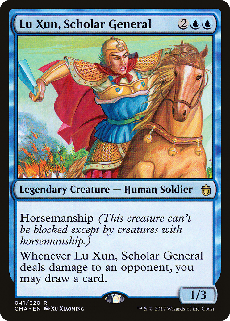 Image of Lu Xun, Scholar General (CMA-041) - Commander Anthology