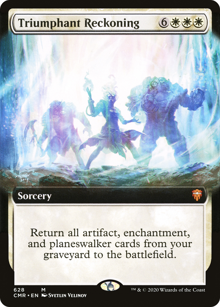 Image of Triumphant Reckoning (Extended Art) (CMR-628) - Commander Legends: (Extended Art) Foil