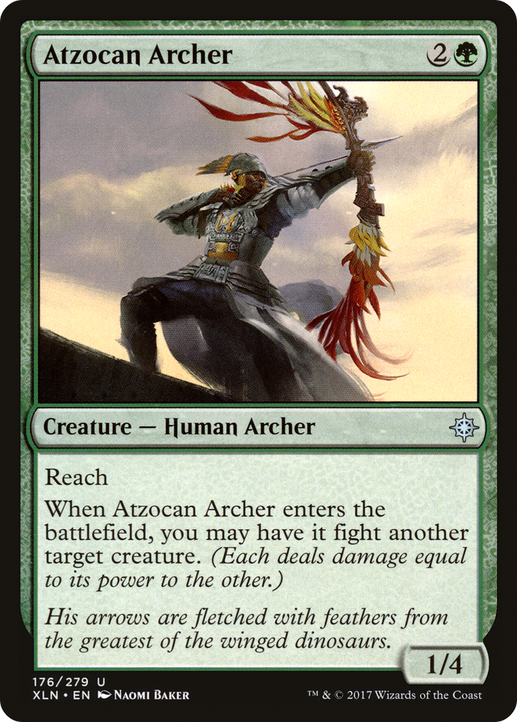 Image of Atzocan Archer (XLN-176) - Ixalan Foil