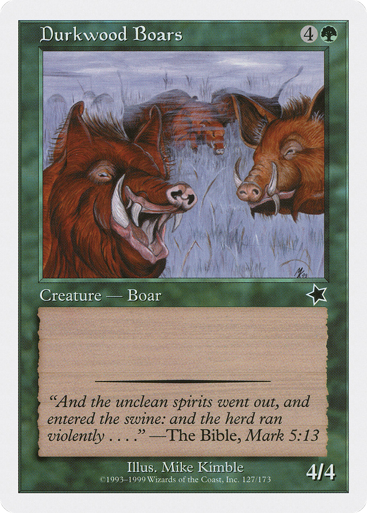 Image of Durkwood Boars (S99-127) - Starter 1999