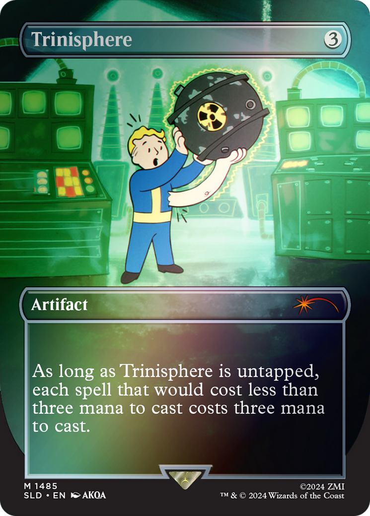 Image of Trinisphere (Rainbow Foil) (SLD-1485) - Secret Lair Drop (Borderless) Foil