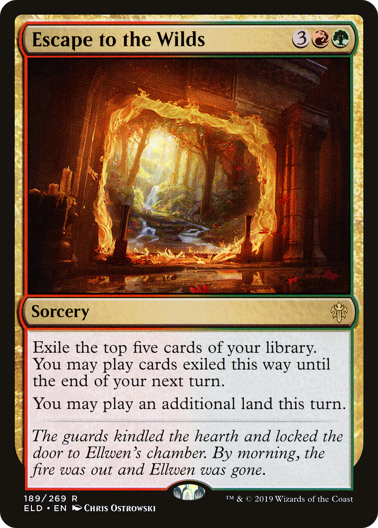 Image of Escape to the Wilds (ELD-189) - Throne of Eldraine