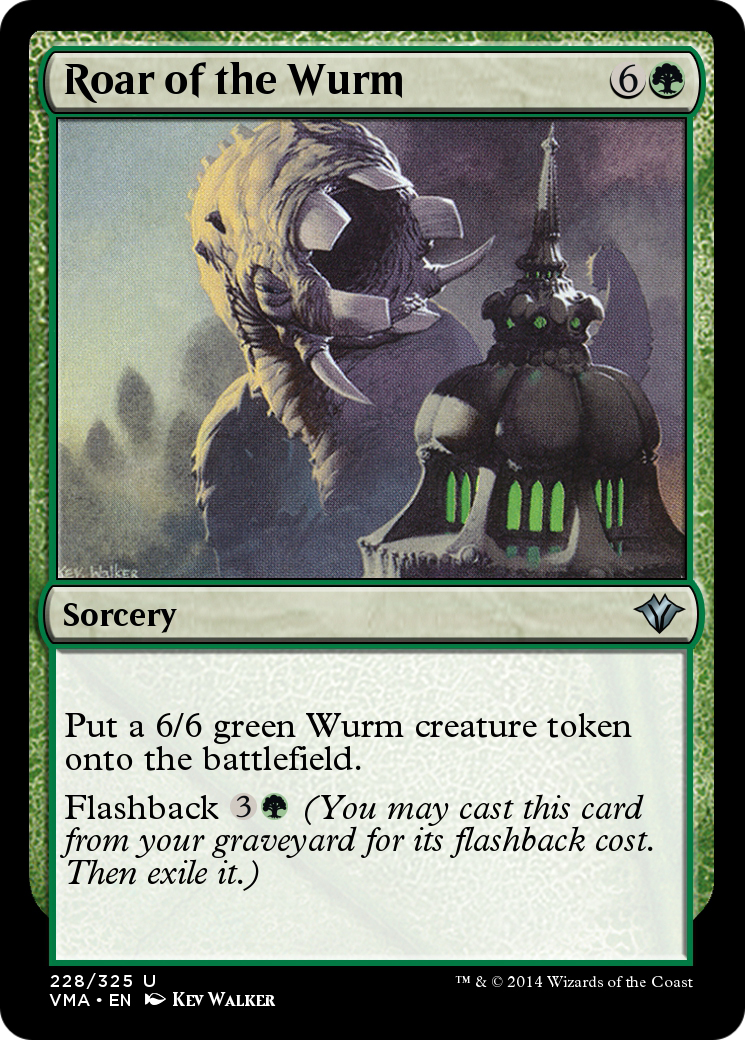 Image of Roar of the Wurm (VMA-228) - Vintage Masters Foil