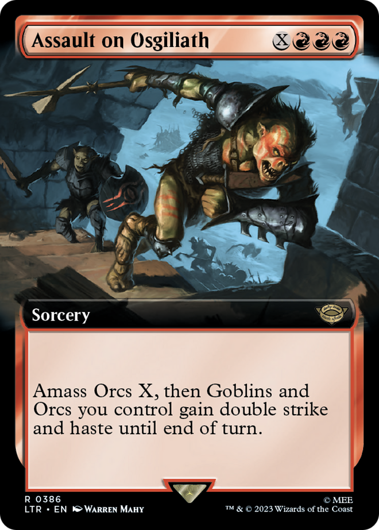 Image of Assault on Osgiliath (Extended Art) (LTR-386) - The Lord of the Rings: Tales of Middle-earth: (Extended Art)