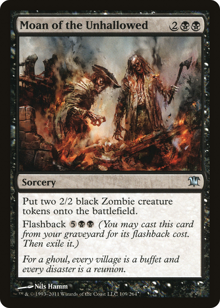 Image of Moan of the Unhallowed (ISD-109) - Innistrad Foil
