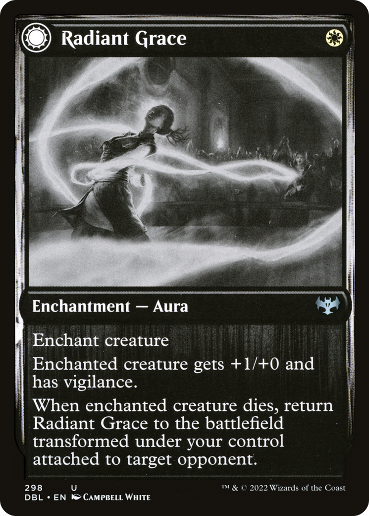 Image of Radiant Grace (DBL-298) - Innistrad: Double Feature: (Double Faced Transform) Foil
