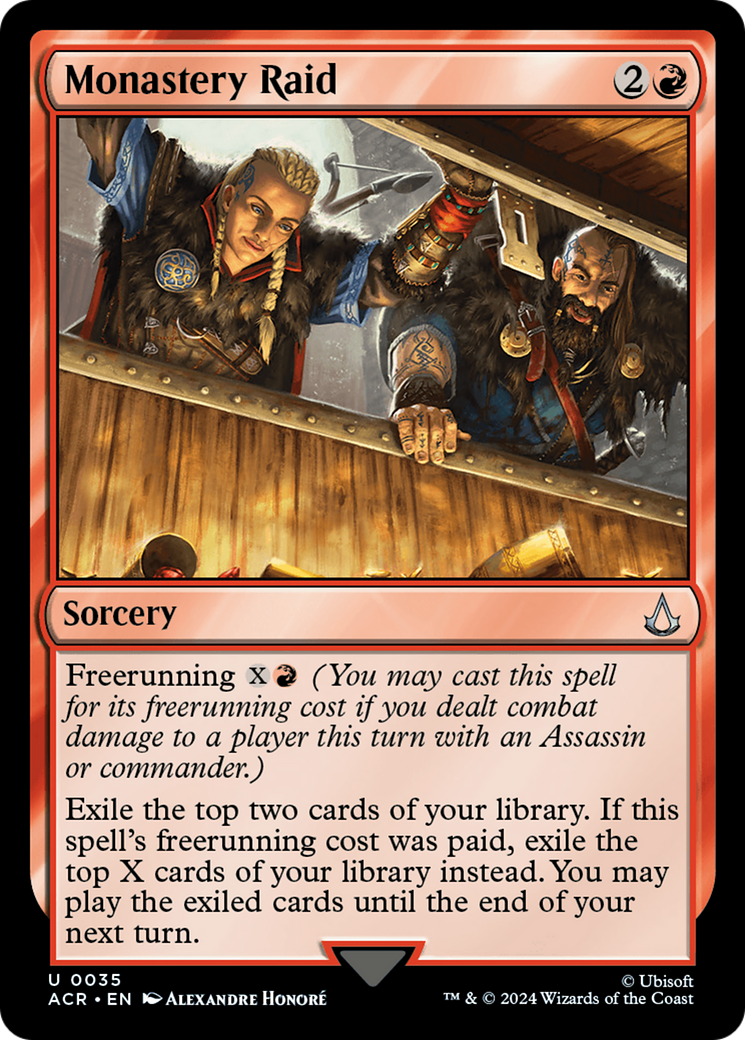 Image of Monastery Raid (ACR-035) - Assassin's Creed Foil
