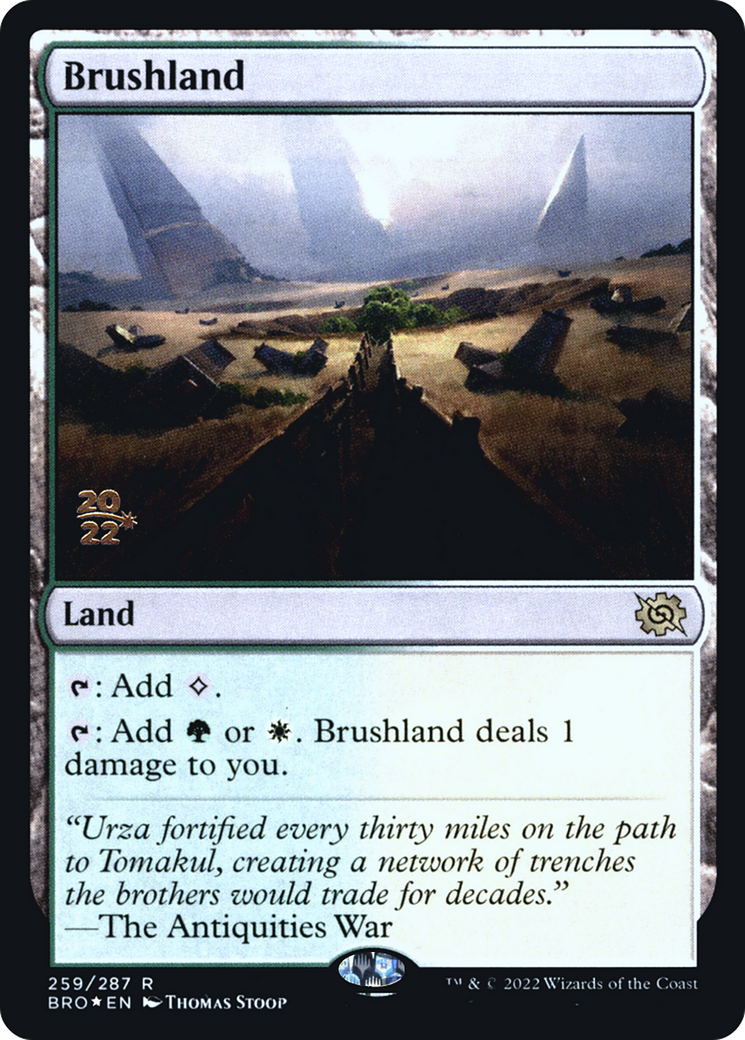 Image of Brushland (PRE-259) - The Brothers' War Promos Foil
