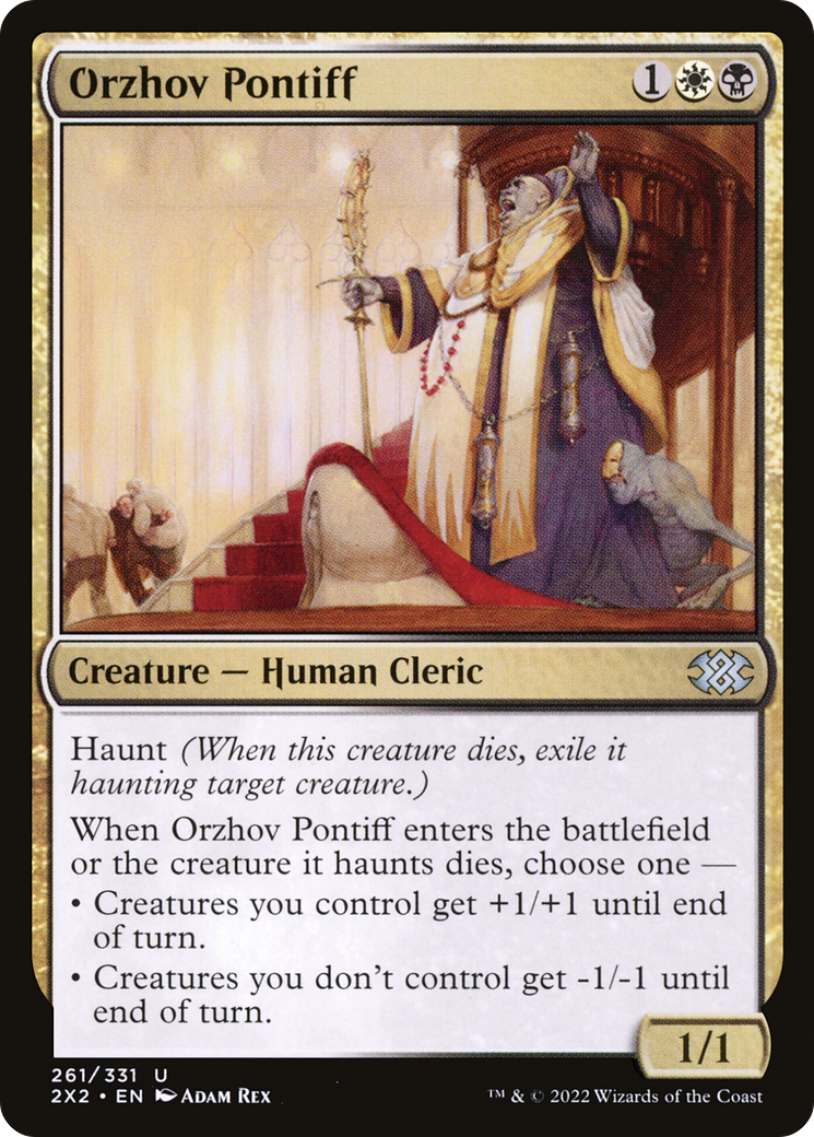 Image of Orzhov Pontiff (2X2-261) - Double Masters 2022 Foil