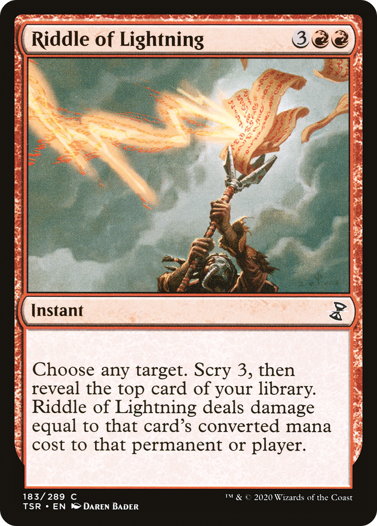 Image of Riddle of Lightning (TSR-183) - Time Spiral Remastered Foil