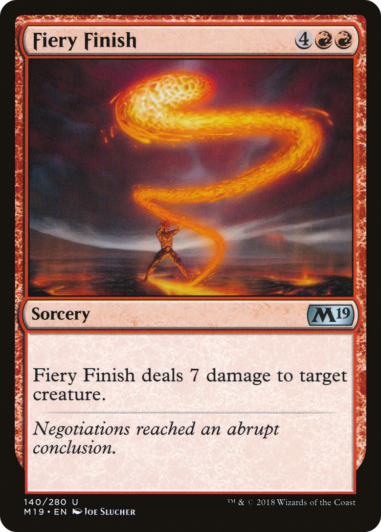 Image of Fiery Finish (M19-140) - Core Set 2019