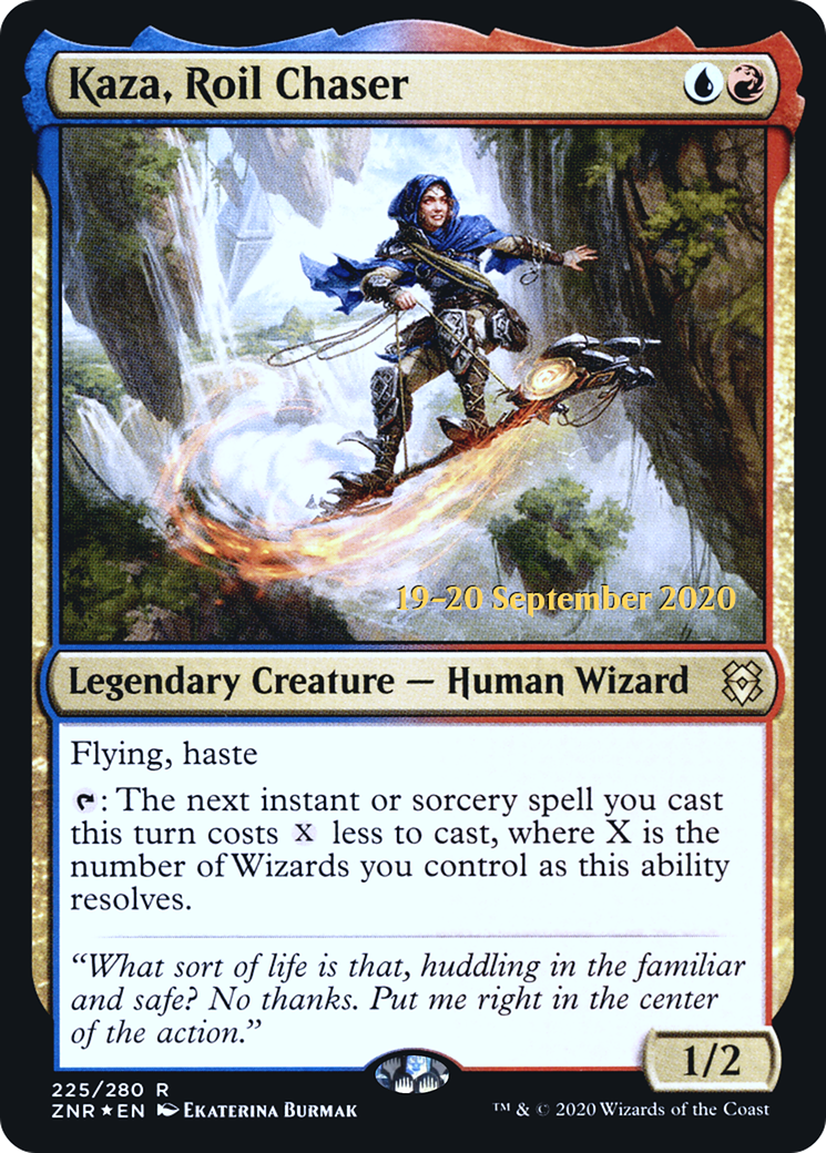 Image of Kaza, Roil Chaser (PRE-225) - Zendikar Rising Promos Foil