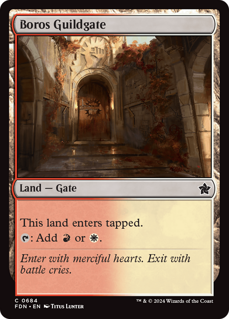 Image of Boros Guildgate (FDN-684) - Foundations