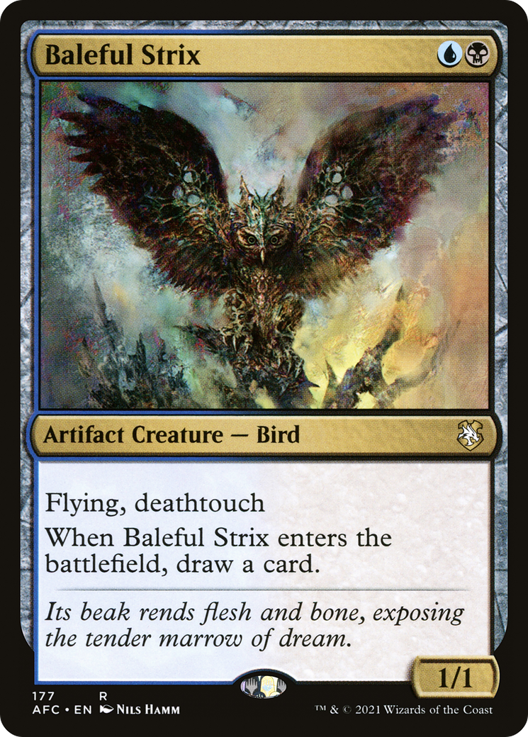 Image of Baleful Strix (AFC-177) - Forgotten Realms Commander