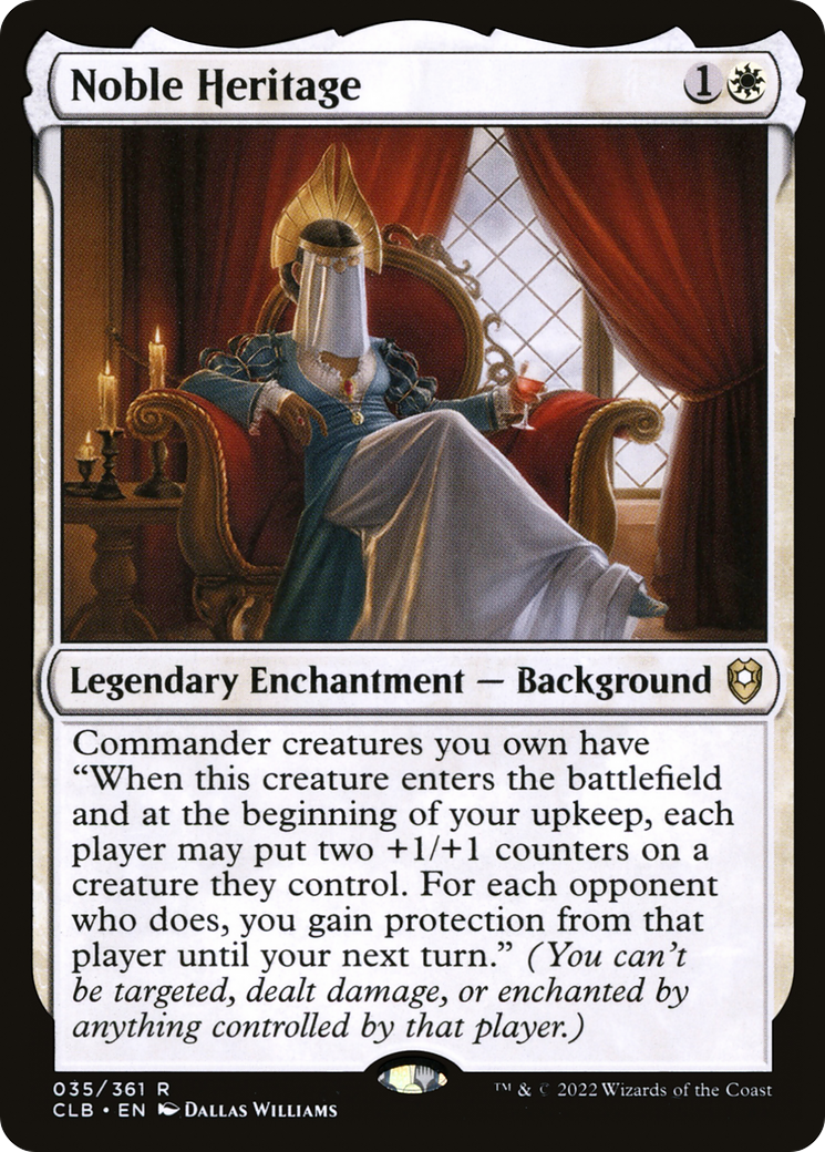 Image of Noble Heritage (CLB-035) - Commander Legends: Battle for Baldur's Gate