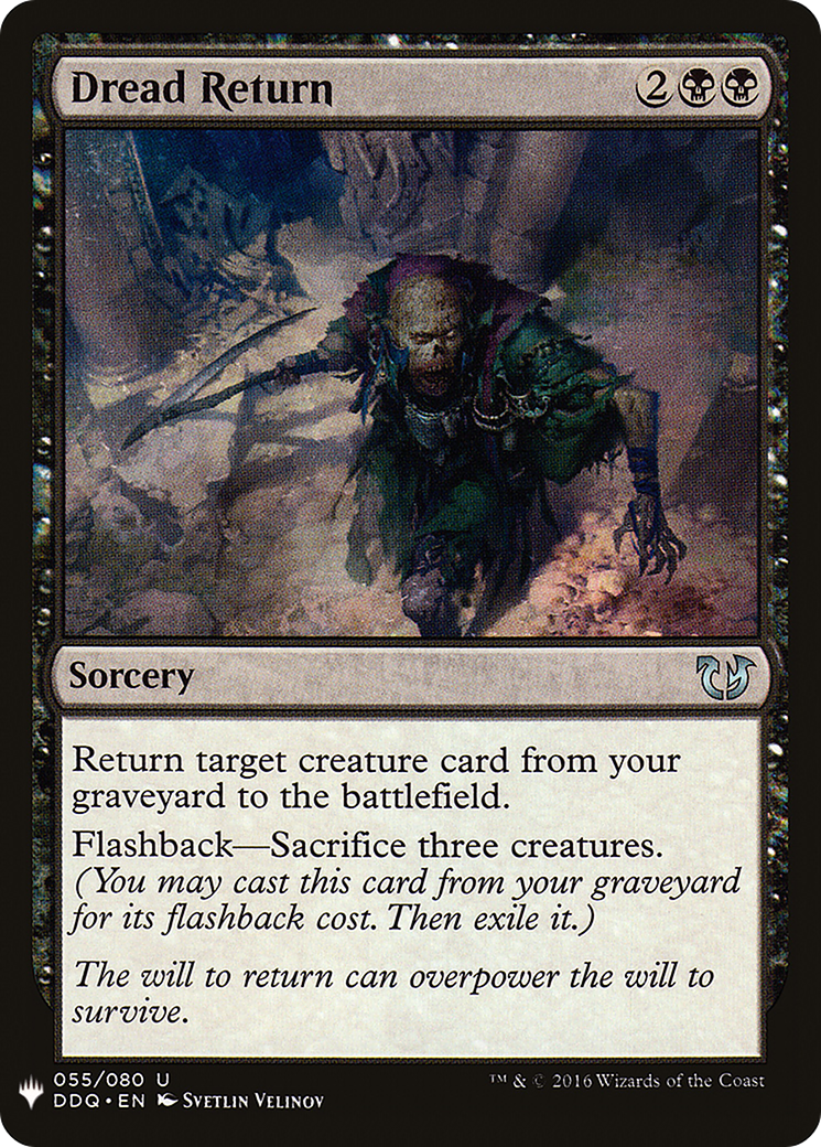 Image of Dread Return (LIST-055) - The List