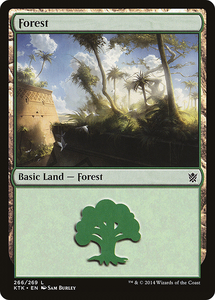 Image of Forest (266) (KTK-266) - Khans of Tarkir