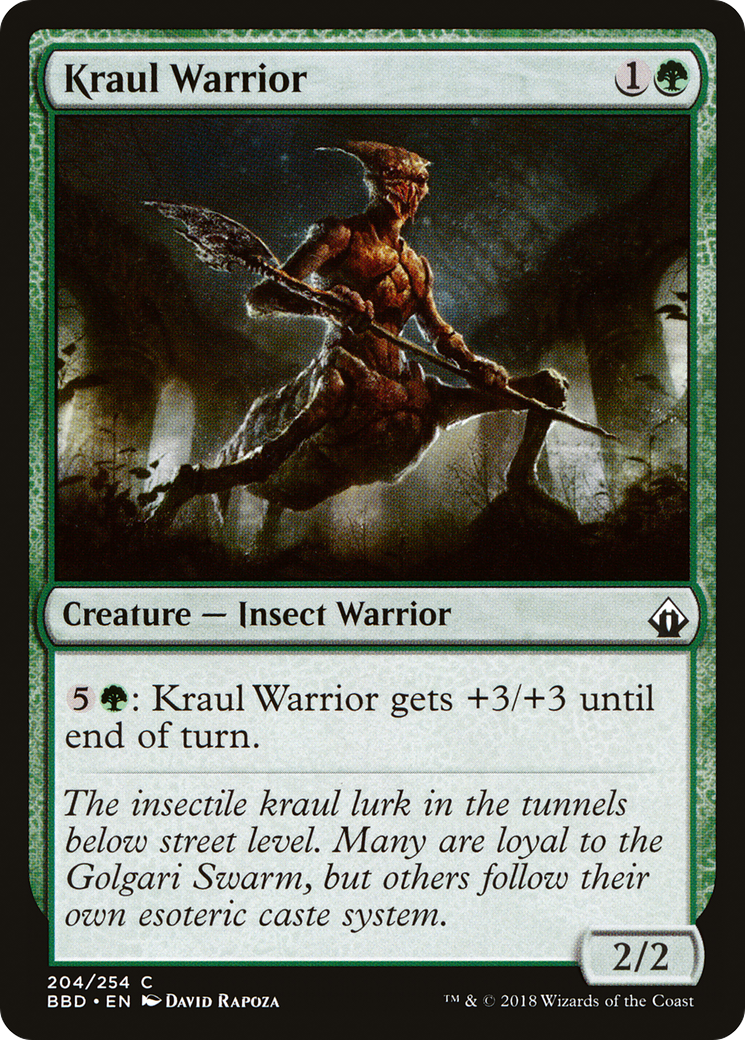 Image of Kraul Warrior (BBD-204) - Battlebond Foil