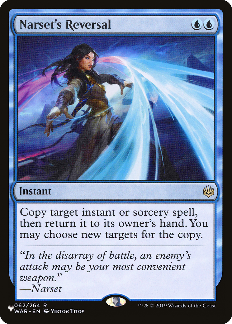 Image of Narset's Reversal (LIST-WAR-62) - The List