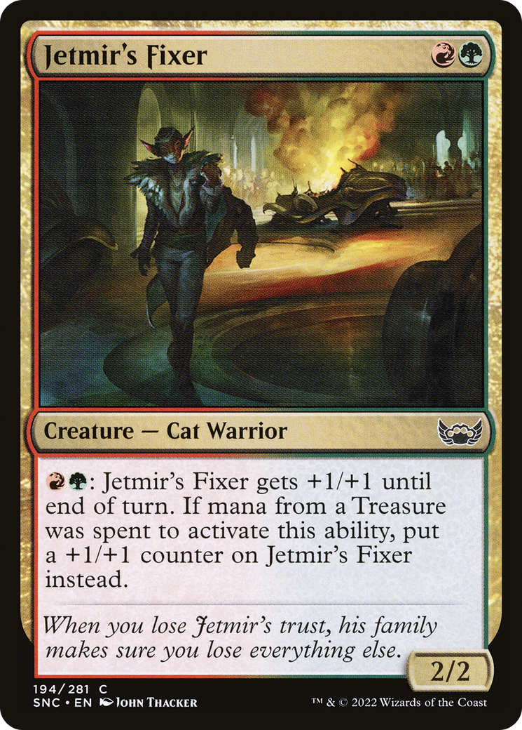 Image of Jetmir's Fixer (SNC-194) - Streets of New Capenna Foil
