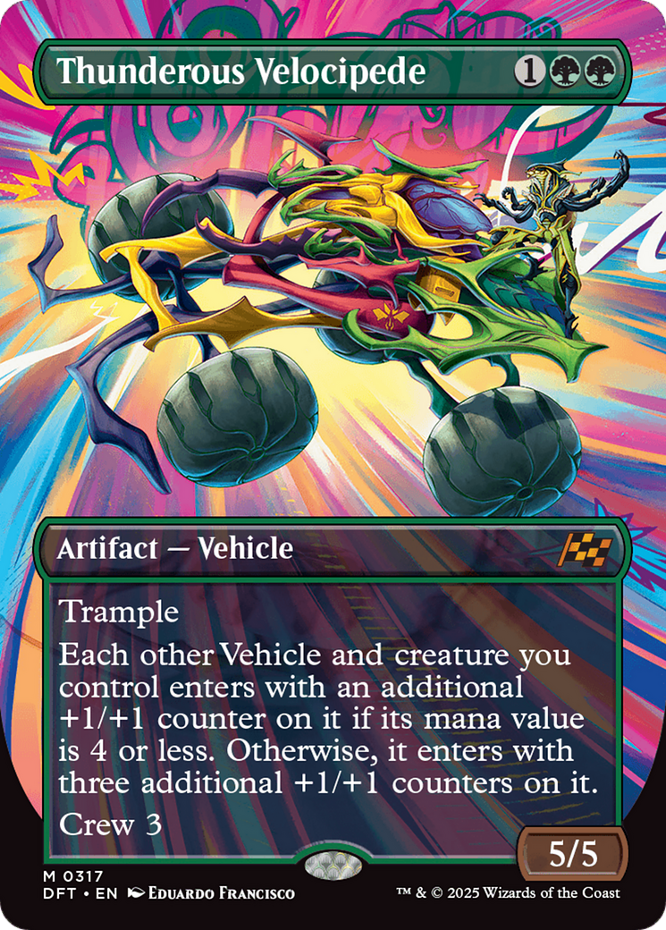 Image of Thunderous Velocipede (Borderless) (DFT-317) - Aetherdrift (Borderless)