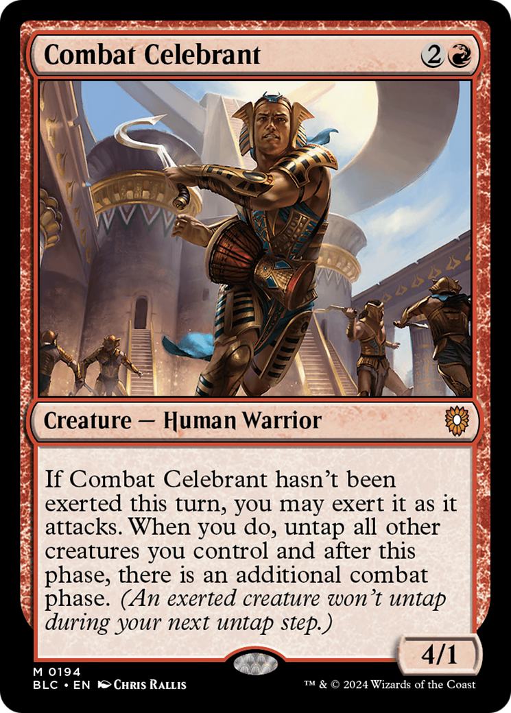 Image of Combat Celebrant (BLC-194) - Bloomburrow Commander