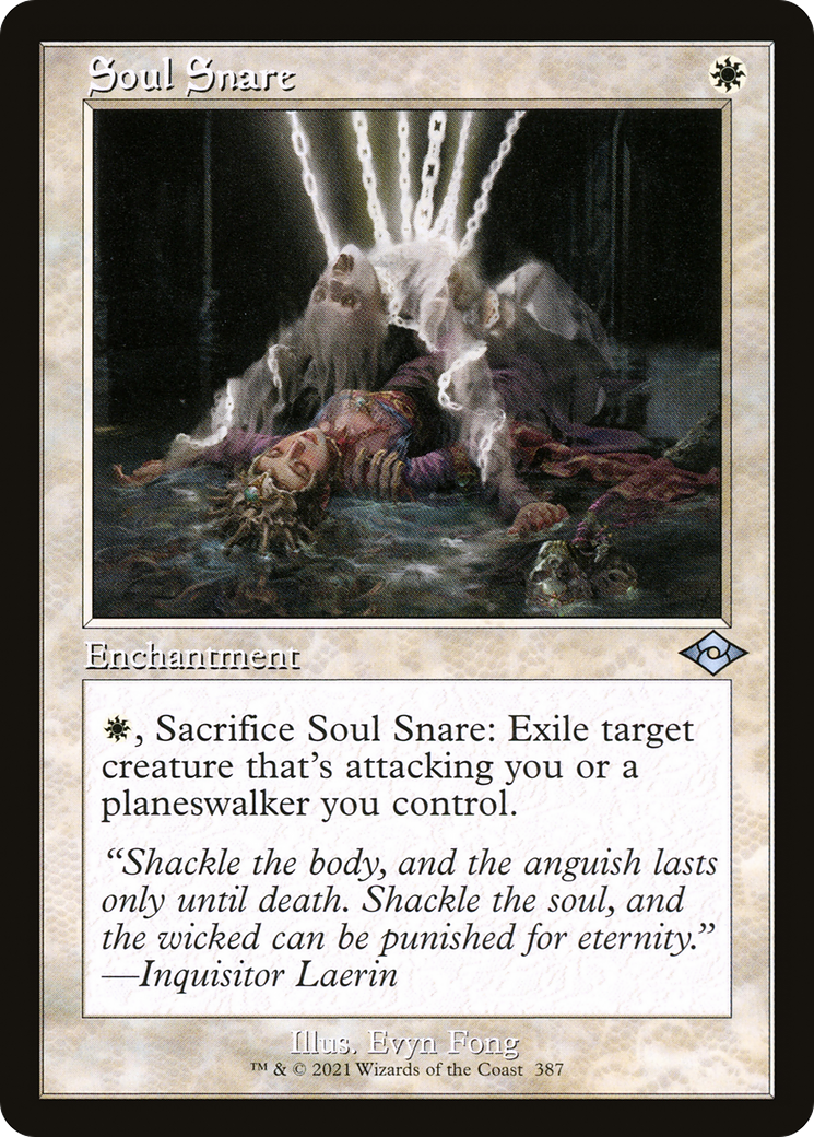 Image of Soul Snare (Retro Frame) (MH2-387) - Modern Horizons 2 Etched Foil