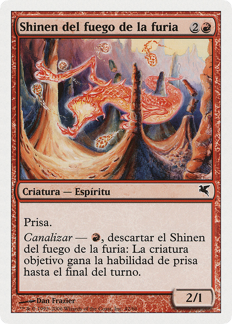 Image of Shinen of Fury's Fire (PSAL-C42) - Salvat 2005