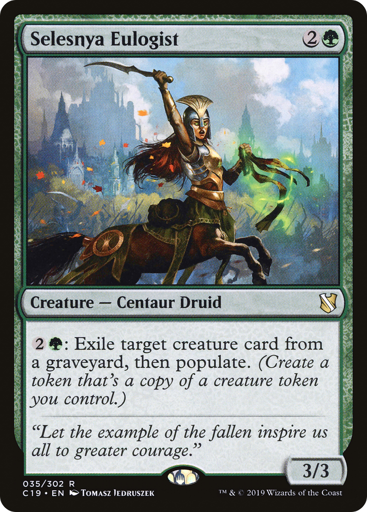 Image of Selesnya Eulogist (C19-035) - Commander 2019